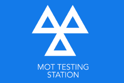 MOT Testing Station sign